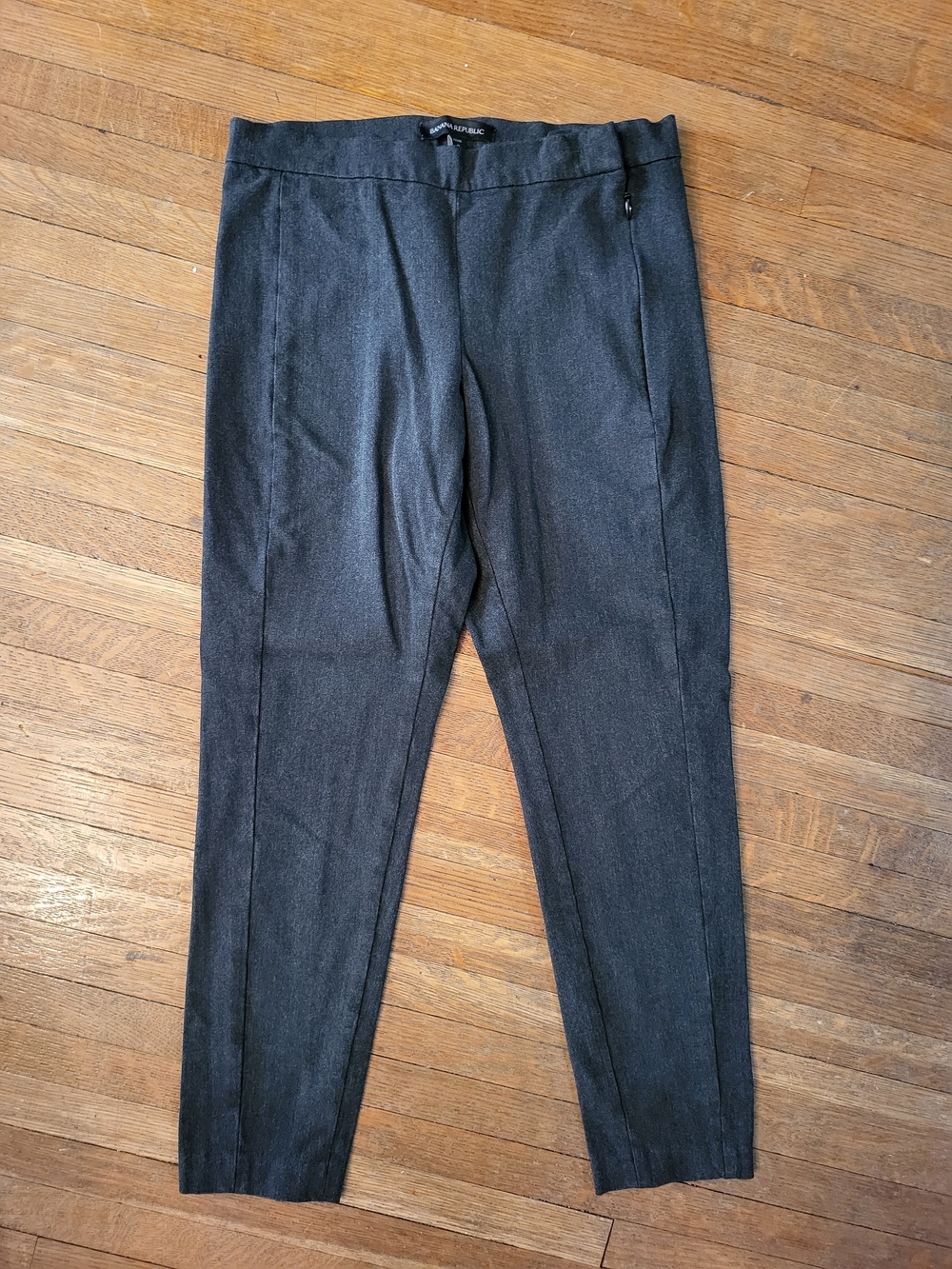 Banana Republic Devon Style Women's Charcoal Cropped Ankle Pants